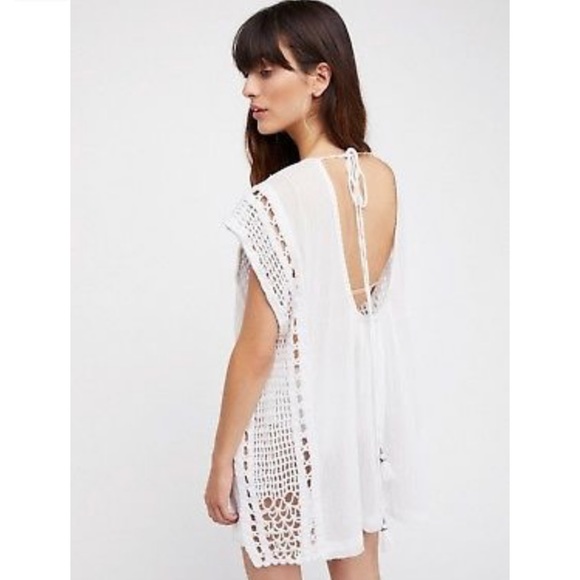 Free People Alissa White Tunic Swim Coverup - Picture 3 of 7